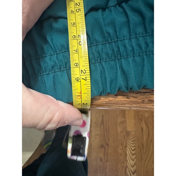 vtg carhartt fleece lined‎ full zip aqua jacket with company logo unsized - Picture 9 of 11